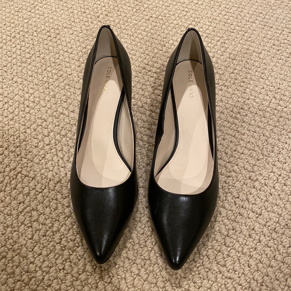 Cole Haan Black Heels - size 10 Never Worn